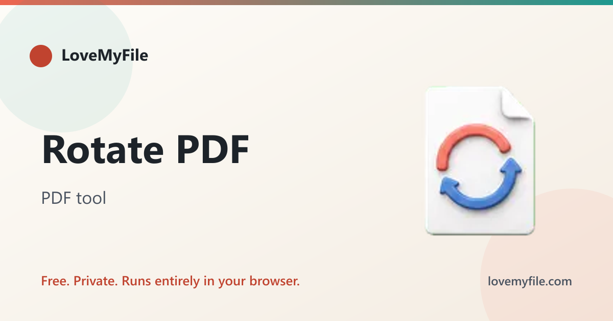 Rotate a PDF in Chrome Permanently